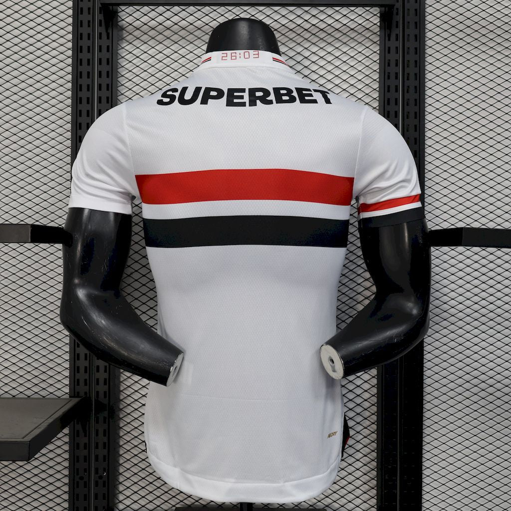 Camisa São Paulo Home 25/26 Newbalace - Jogador