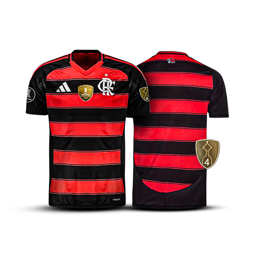 Camisa Flamengo Home I 25/26 Adidas - LIBERTADORES 2025
