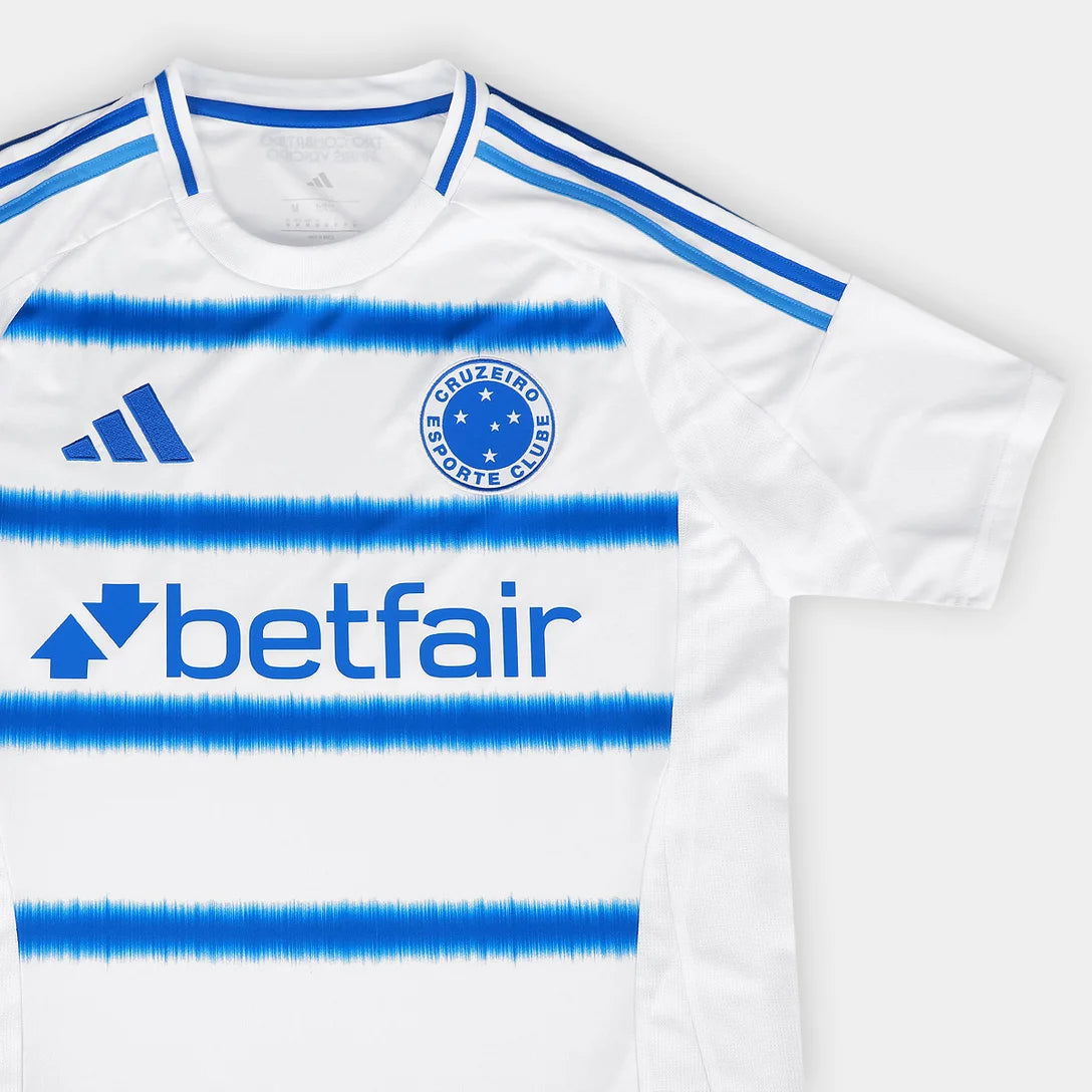Camisa Cruzeiro Away 25/26 Kaio Jorge nº 19 Adidas - Torcedor