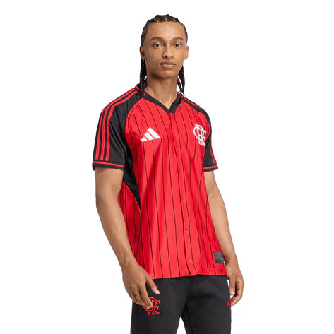 Camisa Flamengo Baseball 25/26 Adidas - Torcedor