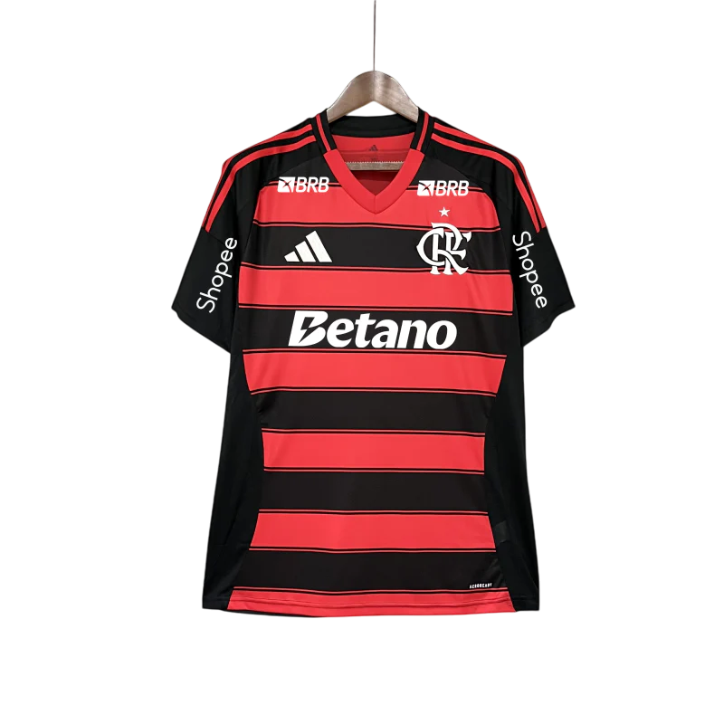 Camisa Flamengo Home Todos os patrocínios 25/26 Adidas - Torcedor Masculina
