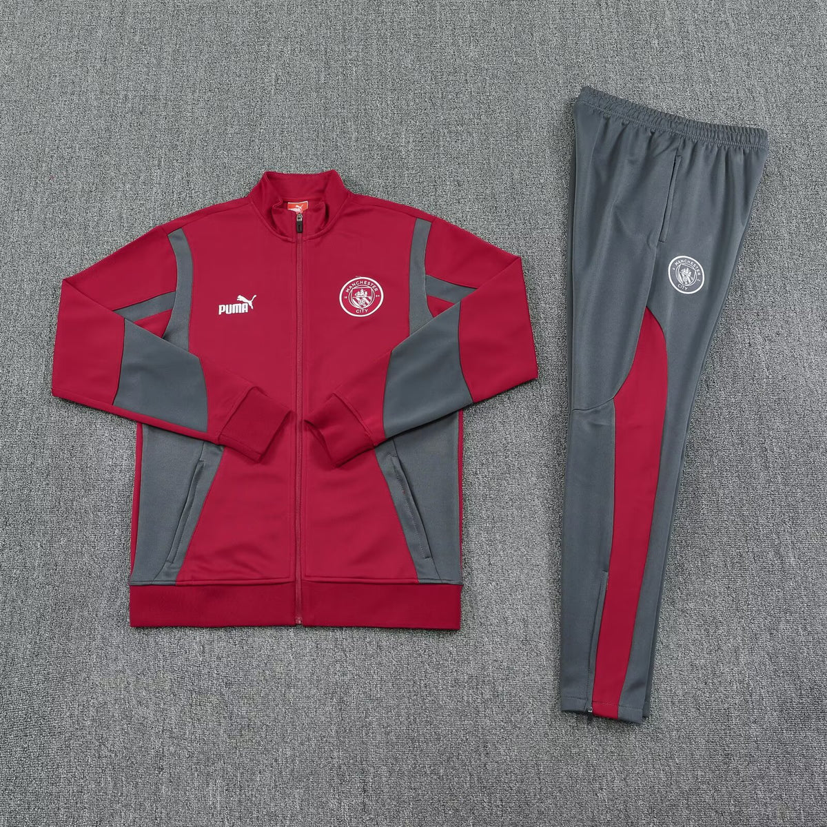 Conjunto Treino Manchester City 25/26 Puma - Vermelho
