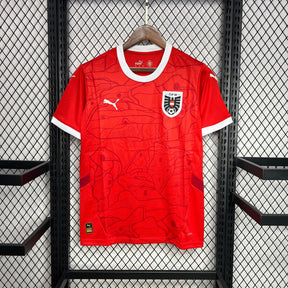 Camisa Áustria Home 24/25 - Puma Torcedor Masculina Lançamento