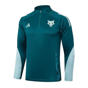 Conjunto Treino Cruzeiro Ziper Curto Treino 25/26 Adidas - Azul Escuro