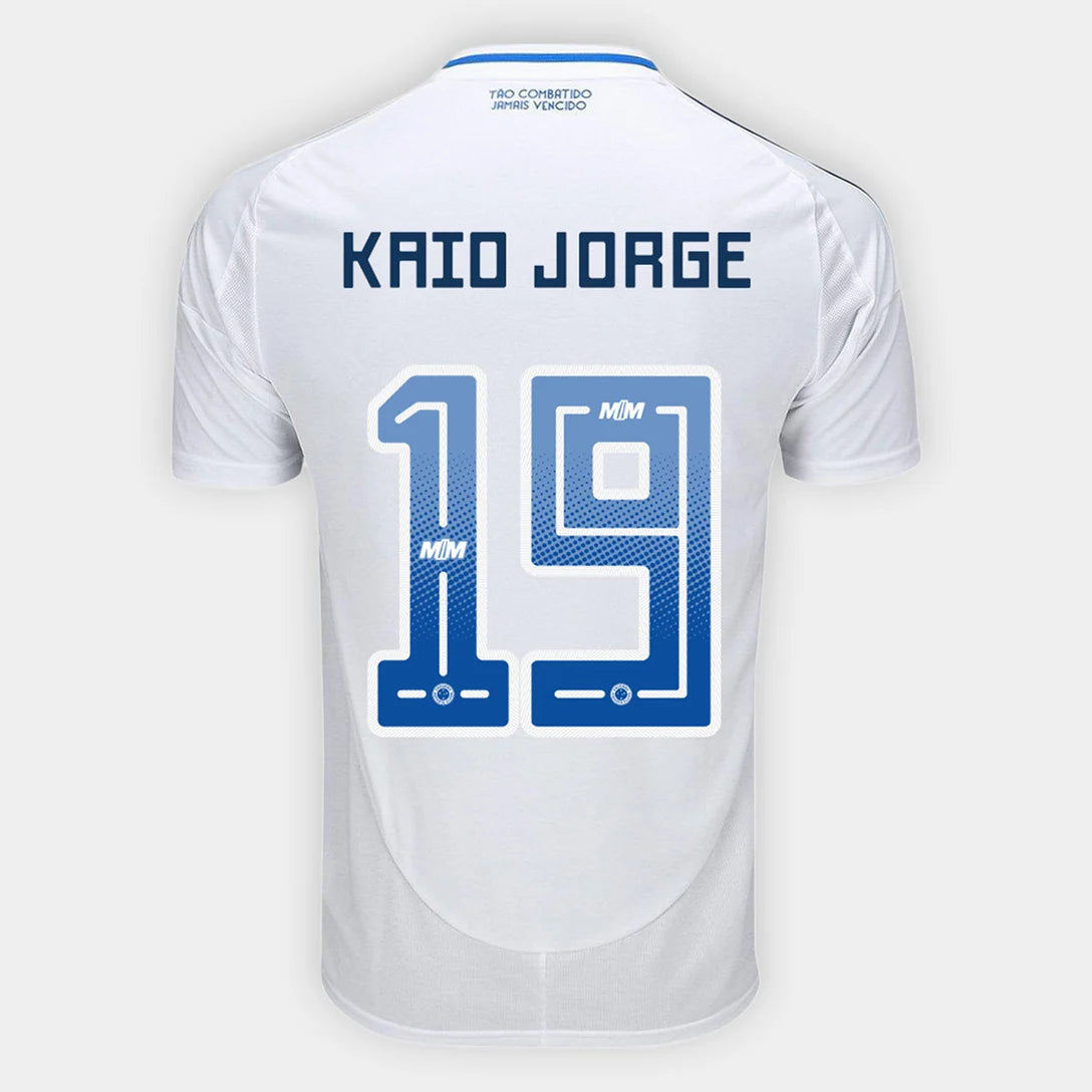 Camisa Cruzeiro Away 25/26 Kaio Jorge nº 19 Adidas - Torcedor