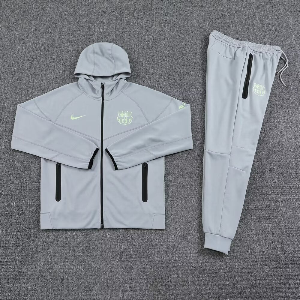 Conjunto Treino Barcelona 25/26 Nike - Cinza