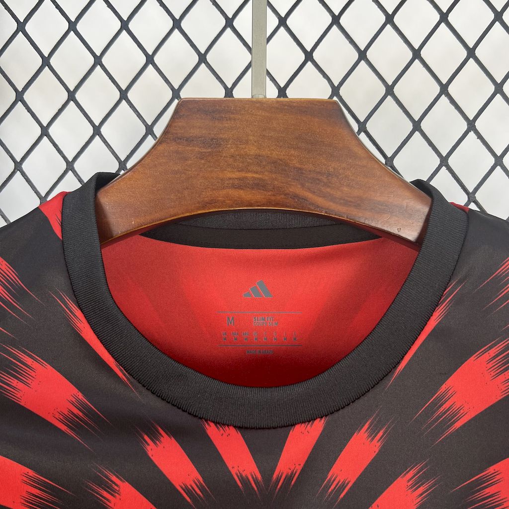 Camisa Flamengo Pré Jogo 25/26 Adidas - Torcedor
