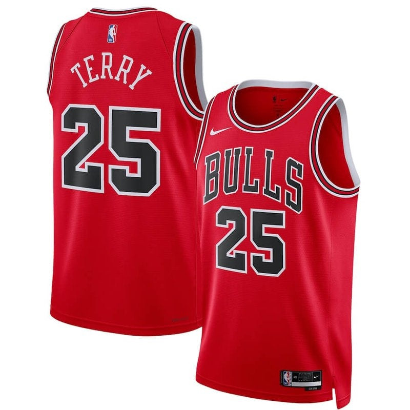 Dalen Terry Chicago Bulls Unisex 2022  NBA Jersey - Icon Edition - Vermelho