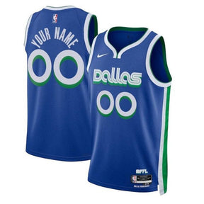 Dallas Mavericks Unisex 2023 NBA Jersey - City Edition - Azul