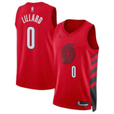 Damian Lillard Portland Trail Blazers 2023 Statement Edition NBA Jersey - Vermelho