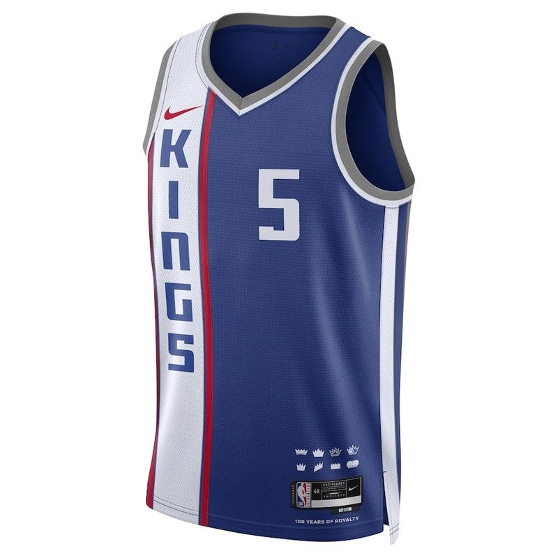 De'Aaron Fox Sacramento Kings Unisex 23/24 NBA Jersey - Azul - City Edition