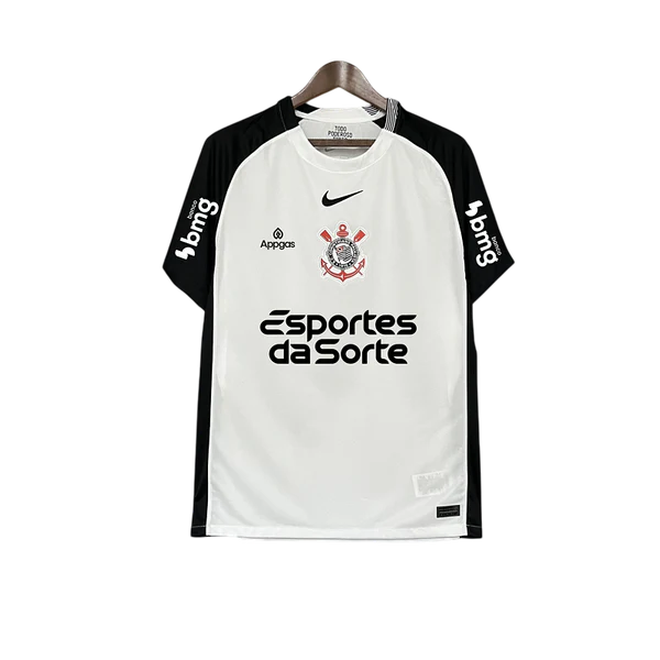 Camisa Corinthians Home Todos Os Patrocínios 25/26 Nike - Versão Torcedor