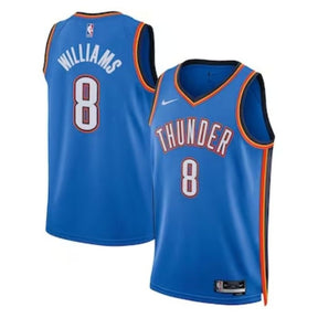 Jalen Williams Oklahoma City Thunder Unisex 2023 NBA Jersey - Icon Edition - Azul
