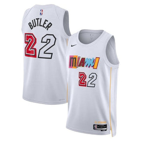 Jimmy Butler Miami Heat Unisex 2023 NBA Jersey - City Edition - Branco