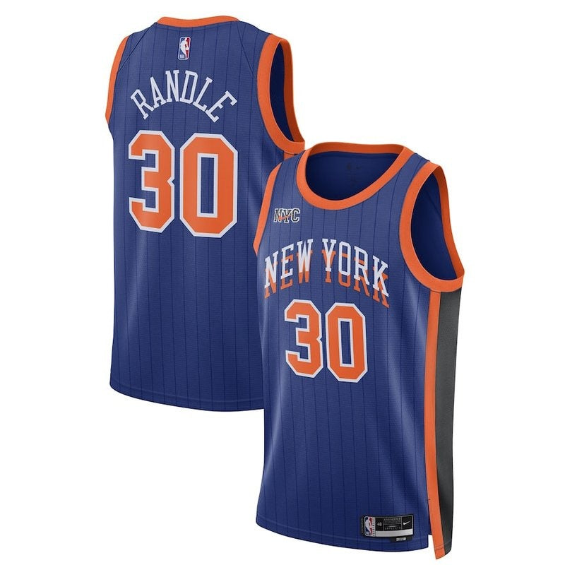 Julius Randle New York Knicks Unisex 23/24 NBA Jersey - Azul - City Edition