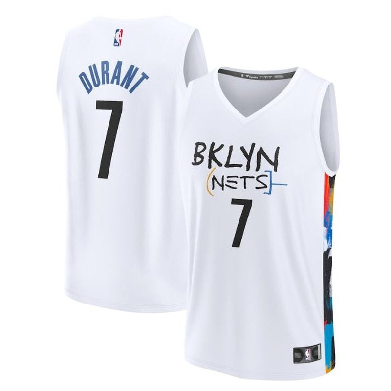 Kevin Durant Brooklyn Nets 2023 Fastbreak NBA Jersey - City Edition - Branco