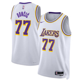 Luka Dončić - Los Angeles Lakers Association Edition 2024 NBA Jersey - Branco - Unisex