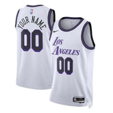 Los Angeles Lakers Unisex 2023 NBA Jersey - City Edition - Branco