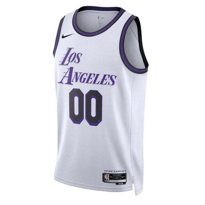 Los Angeles Lakers Unisex 2023 NBA Jersey - City Edition - Branco