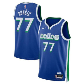 Luka Dončić - Dallas Mavericks Unisex 2023 NBA Jersey - City Edition - Azul