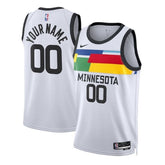 Minnesota Timberwolves Unisex 2023 NBA Jersey - City Edition - Branco