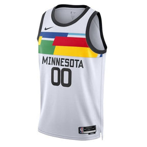 Minnesota Timberwolves Unisex 2023 NBA Jersey - City Edition - Branco