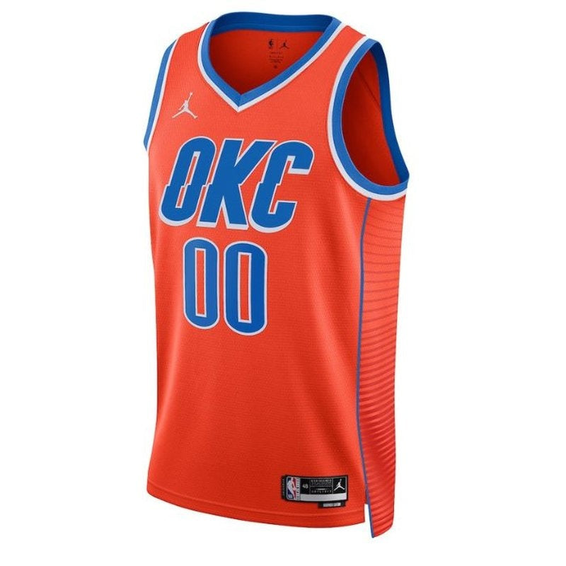 Oklahoma City Thunder Unisex 2023 NBA Jersey - Statement Edition - Laranja