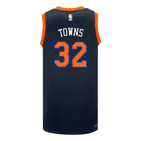 Regata NBA New York Knicks Statement Edition 24/25 Azul Marinho Jersey Karl Anthony Towns 32