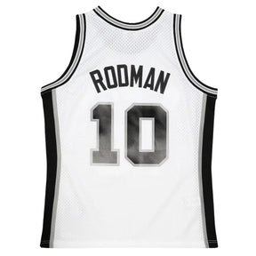 Regata NBA San Antonio Spurs Association Edition Swingman Jersey Branca 10 Dennis Rodman