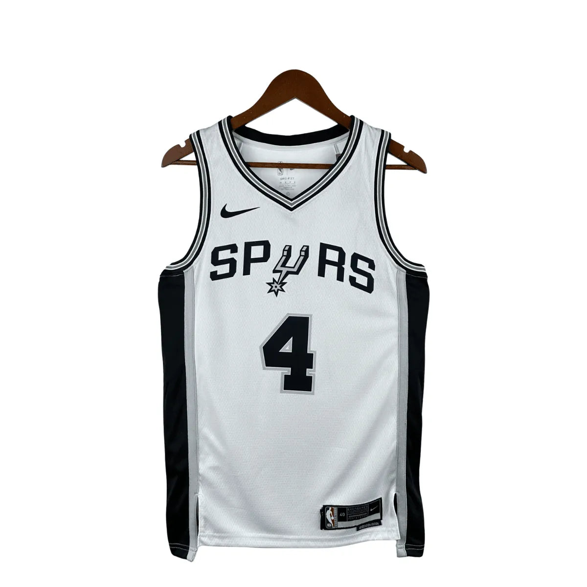 Regata NBA San Antonio Spurs Association Edition Swingman Jersey Branca De'Aaron Fox 4
