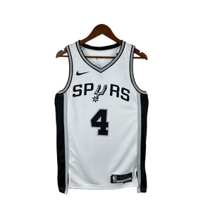 Regata NBA San Antonio Spurs Association Edition Swingman Jersey Branca De'Aaron Fox 4