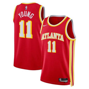 Trae Young Atlanta Hawks Unisex 2023 NBA Jersey - Icon Edition - Vermelho